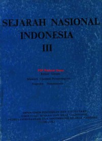 Sejarah Nasional Indonesia III