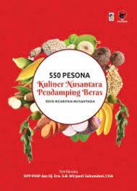 550 Pesona kuliner Nusantara pedamping beras