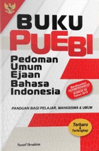 Buku Puebi Pedoman Umum ejaan Bahasa Indonesia