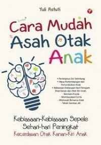 Cara mudah asah otak anak