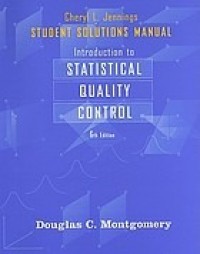 Introduction to statistical quality control