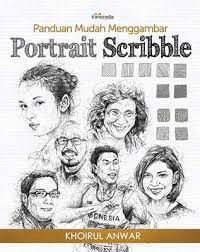 Panduan mudah menggambar potrait scribble