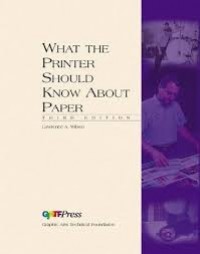 What The Printer Should Know About Paper